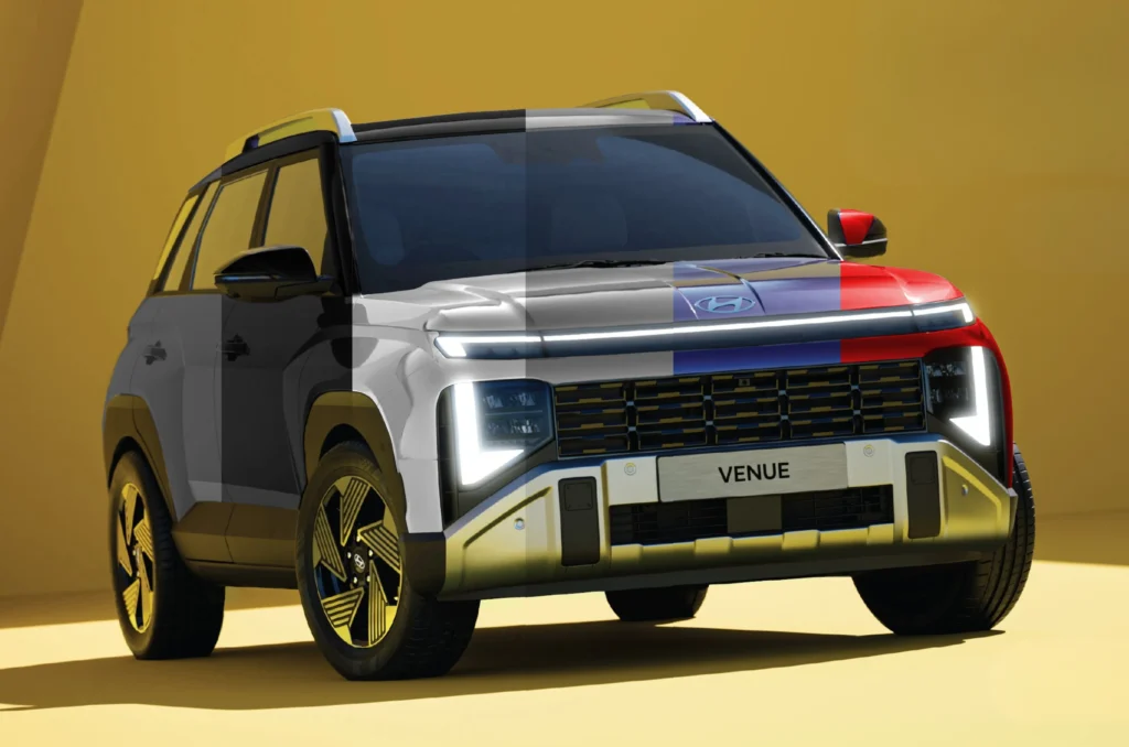 New-Gen Hyundai Venue 2025 in Hazel Blue colour