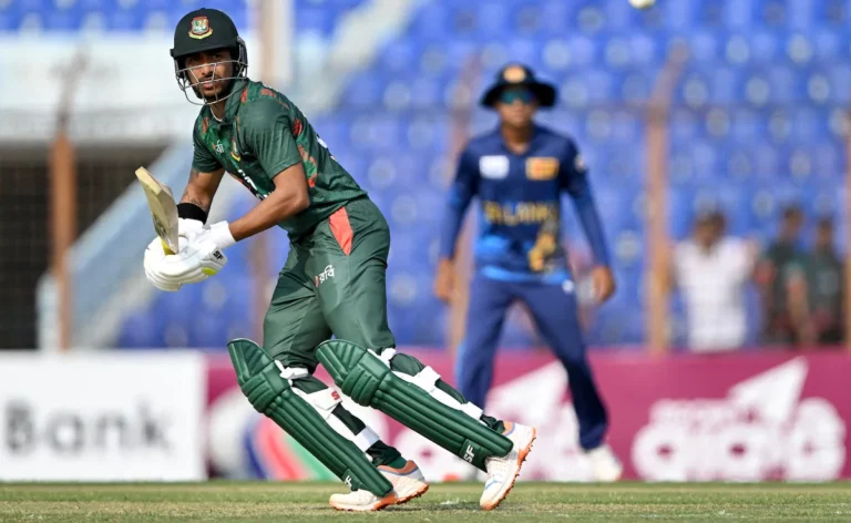 “Soumya Sarkar Holds Firm as Bangladesh Post 213 Against West Indies in Dhaka”