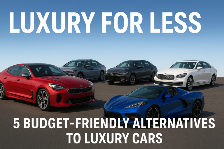Luxury for Less: 5 Budget-Friendly Alternatives to Luxury Cars